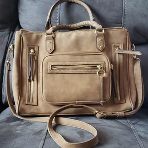 Tan crossbody/handbag